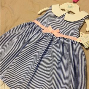 Nursery Rhyme striped dress 9 months